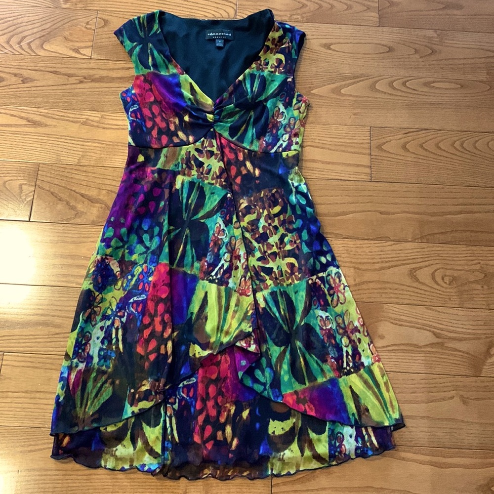 Gorgeous boho abstract dress size 8